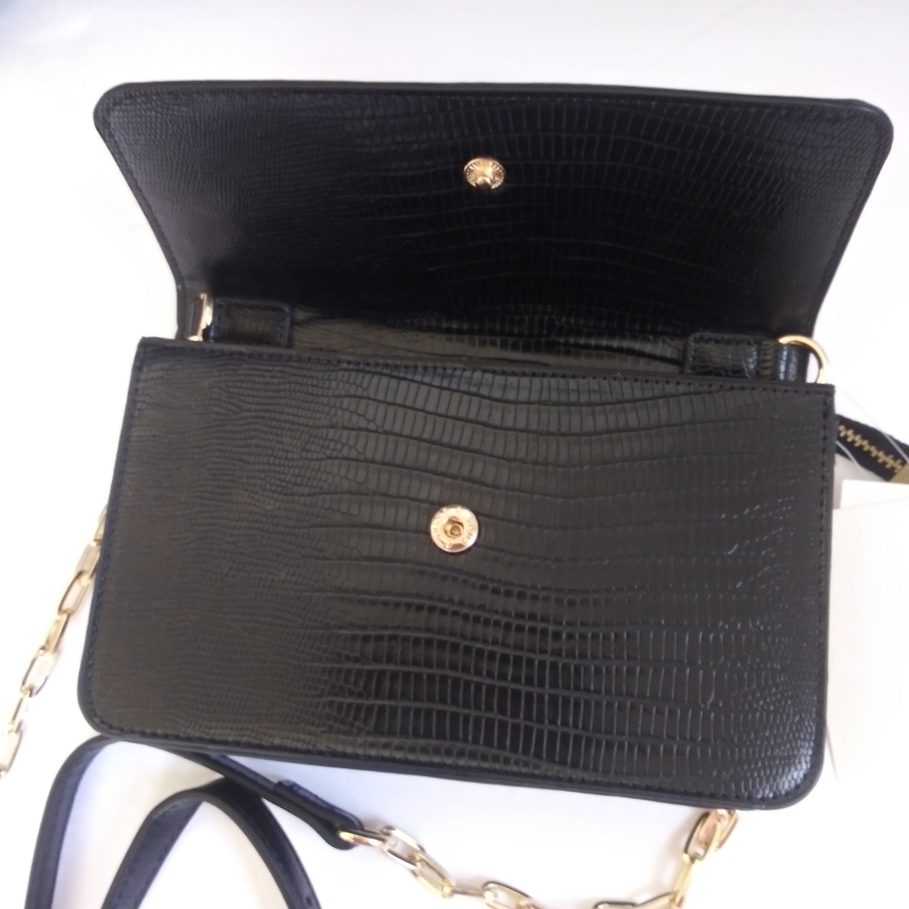 NWT ANNE KLEIN CROSSBODY MINI BAG WALLET ON A CHAIN WITH IPHONE COMPARTMENT - Picture 3 of 13